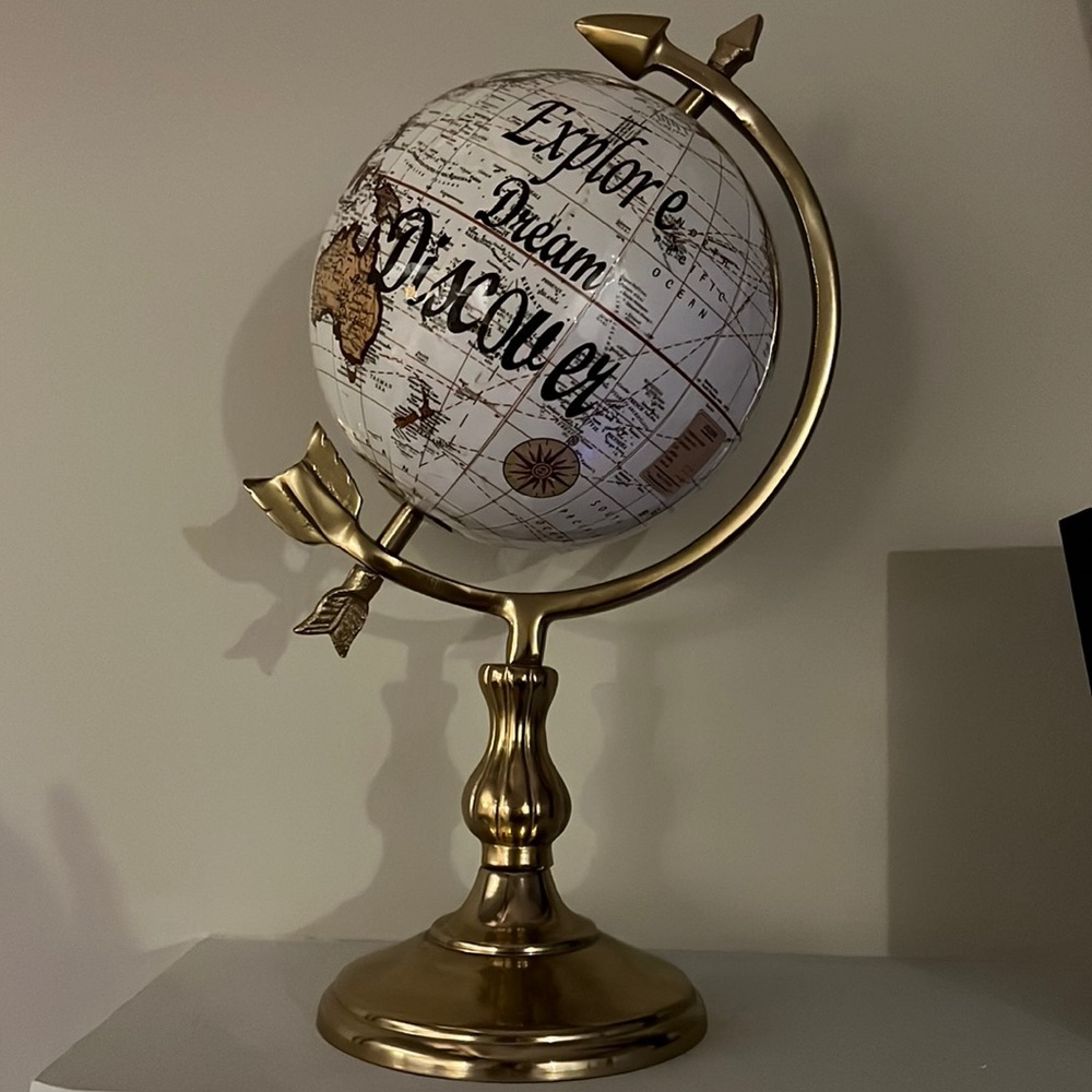 Gold globe